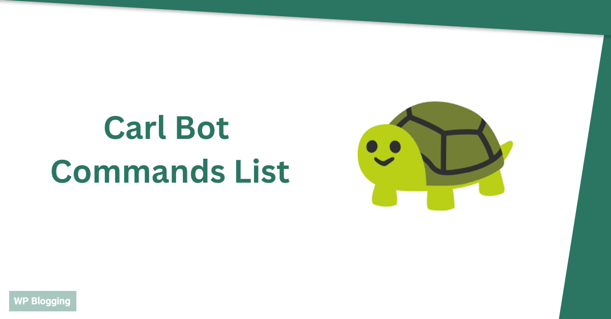 Carl Bot Commands List
