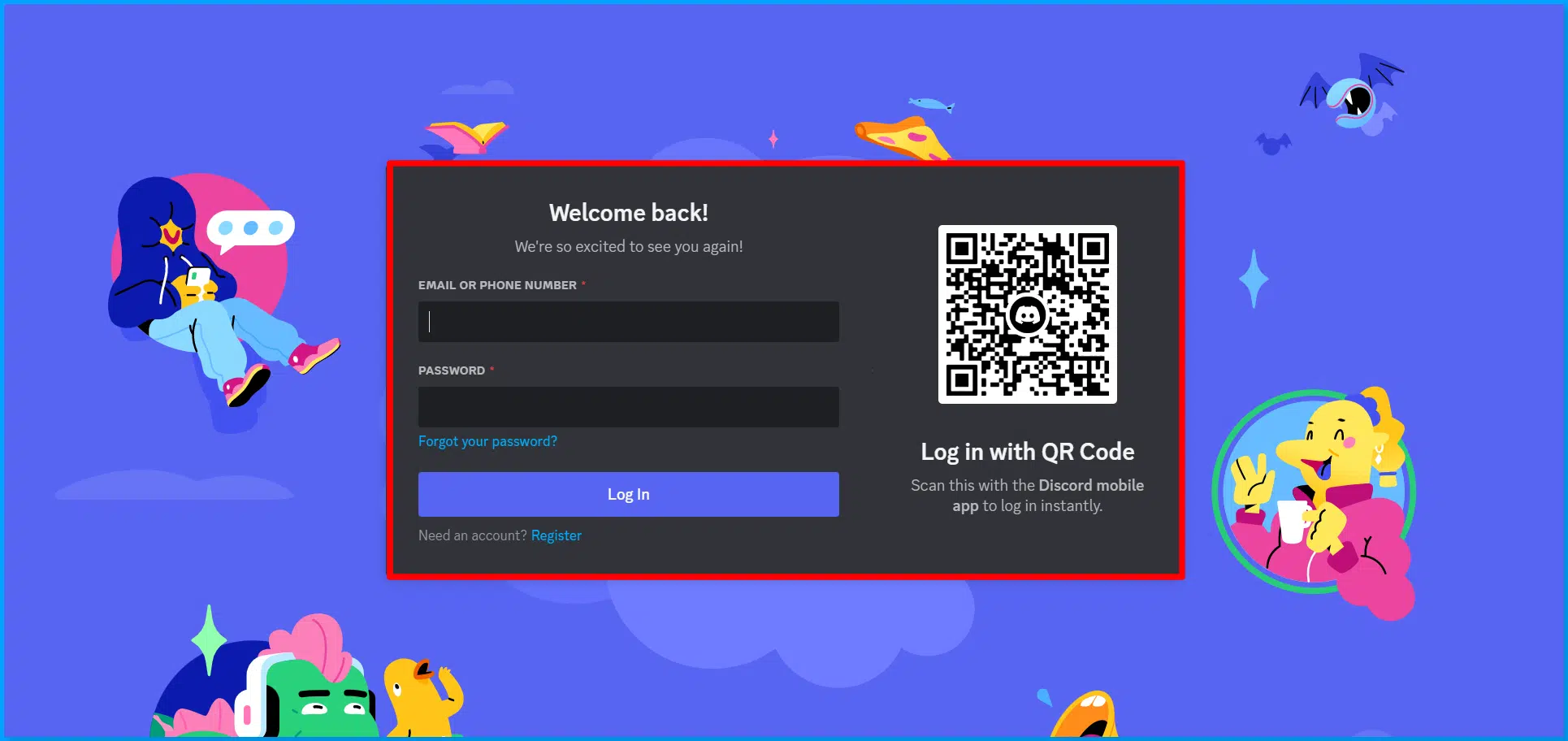 Discord-Login-Page