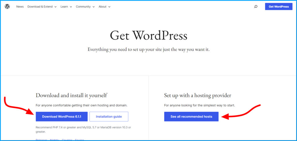 Wordpress-Official-website